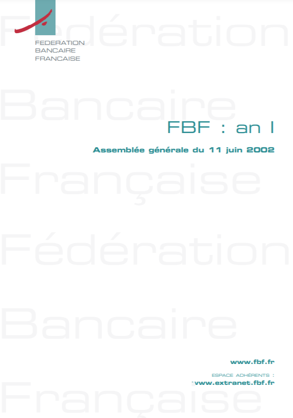 Rapport d'activité FBF 2001