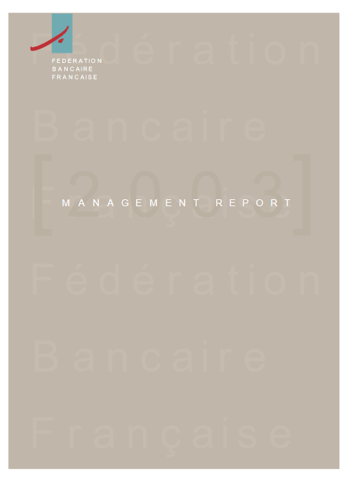Management report FBF 2003
