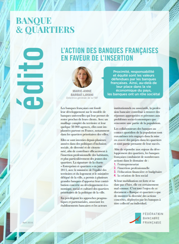 FBF - Banque et quartiers