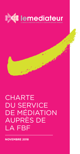charte médiation FBF 2018