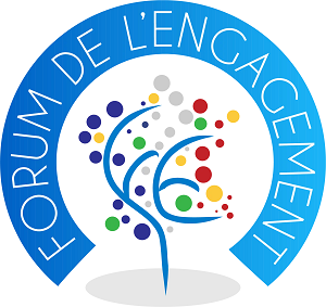 Logo du Forum de l'engagement dont la FBF est parte,aire